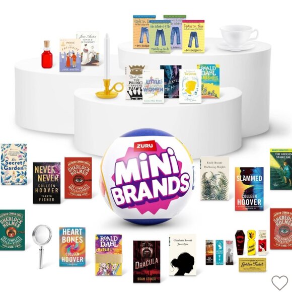 New!!!  Mini Brands - Books, Bookmarks, Magnifying Hlasses - Picture 6 of 10